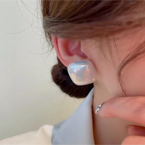 Pearl Cushion Studs  - Image 1