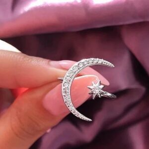 Moon star adjustable ring - Image 2