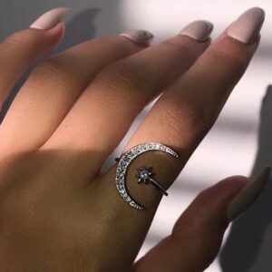 Moon star adjustable ring - Image 3
