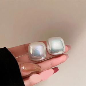 Pearl Cushion Studs  - Image 2