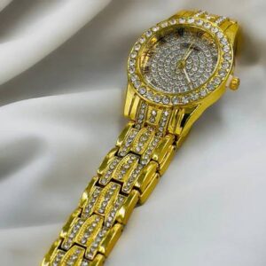 Rhinestone decor quartz watch - Image 4