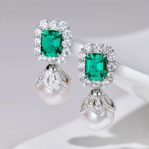Pearl Drop Earrings Pair - Image 1