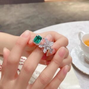 CJD Layered flower ring - Image 2