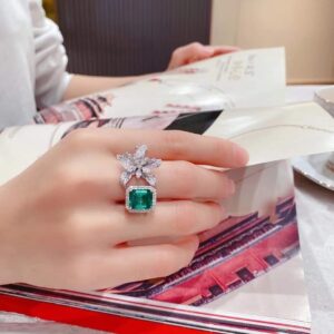 CJD Layered flower ring - Image 3