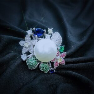 Multi pearl flower ring - Image 3