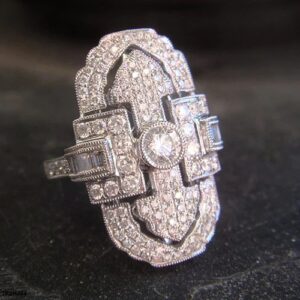 Zircon rectangular ring - Image 3