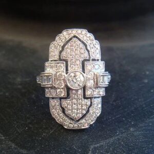 Zircon rectangular ring - Image 2