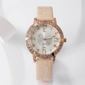Beige wrist watch - Image 3