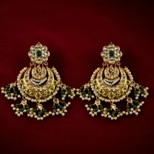 Amal earrings and bindia - Image 1