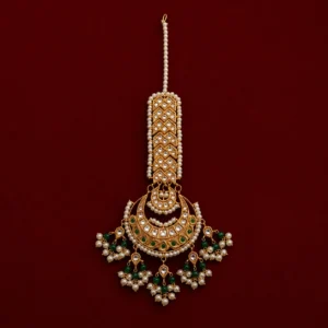 Amal earrings and bindia - Image 3