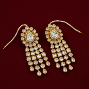 Sonari earrings and bindia - Image 2