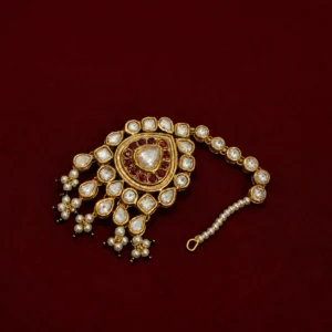 Paikar Earrings & Bindia Set - Image 2