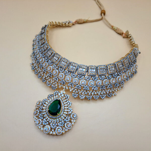 Ember Zircon Neckpiece view from right