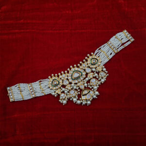 Kaya kundan neckpiece