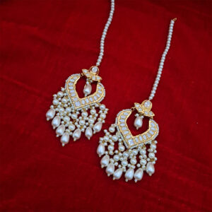 Uroos kundan earrings