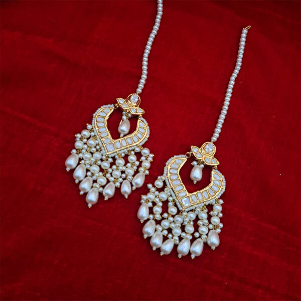 Uroos kundan earrings