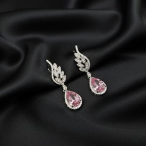 Ardor Earrings Pink Stones