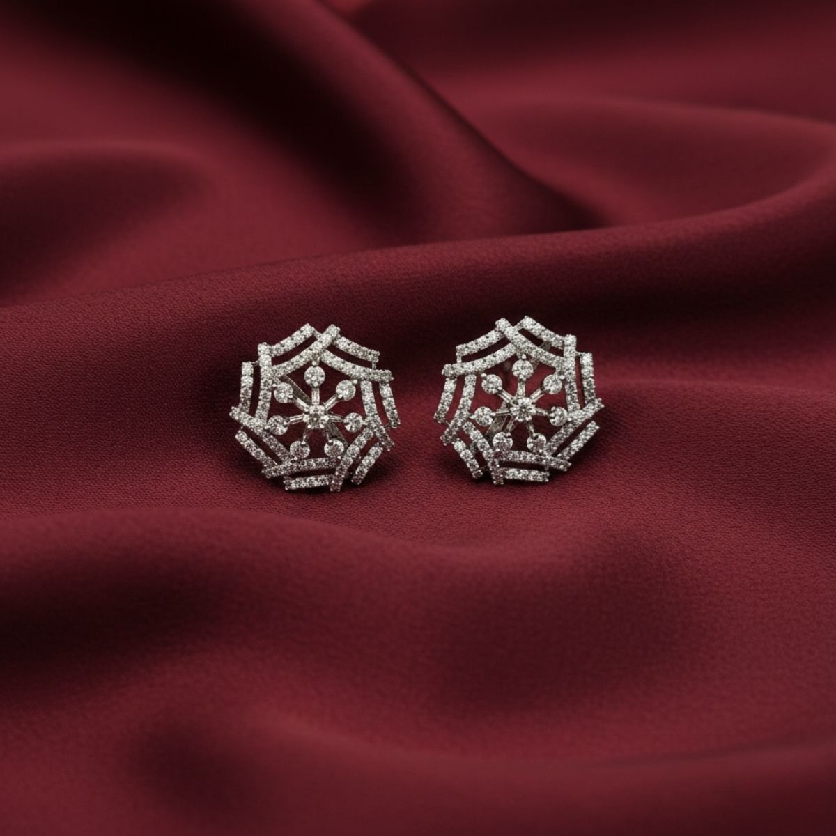Dia Silver plated studs