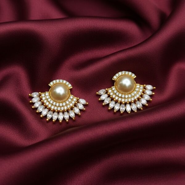 Fide Earring Studs Sea Pearl