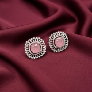 Mane Pink Studs Pair