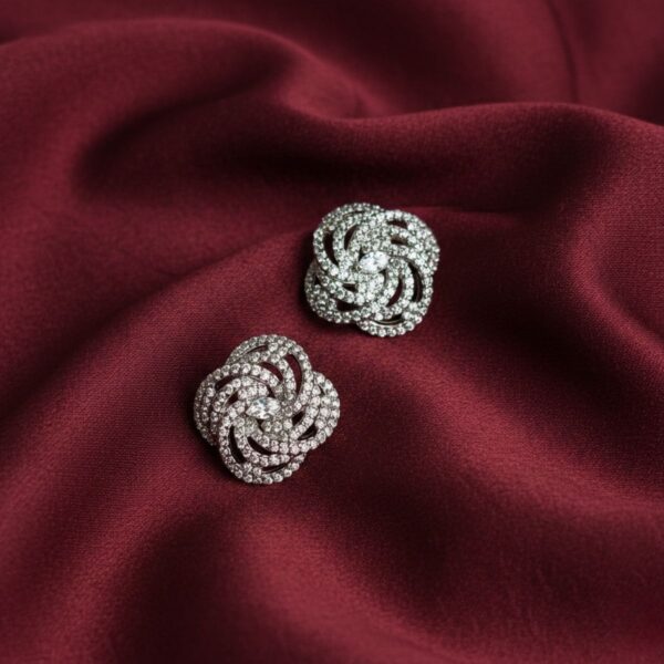 Pila Silver Plated Ear Studs