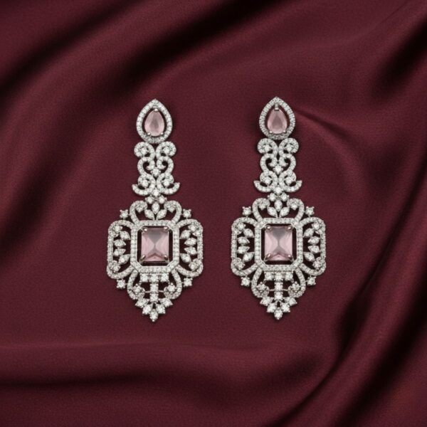 Tisha Silver Plated Earrings Pair